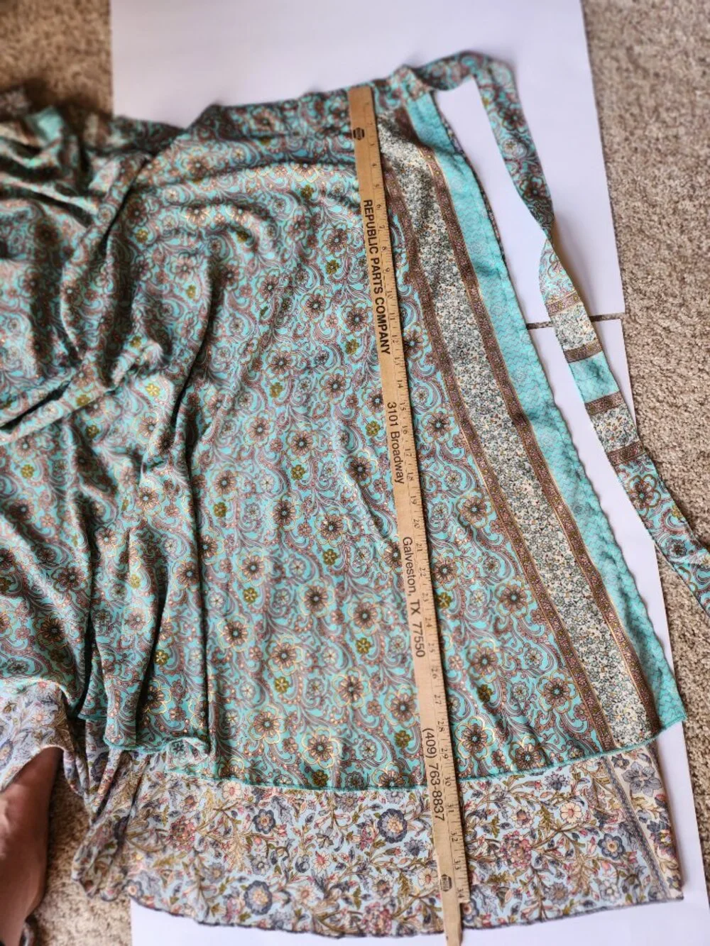 NWT Pepi Sports Vienna Sports Wrap Skirt - Bohemian Print Athletic Skort / Skirt